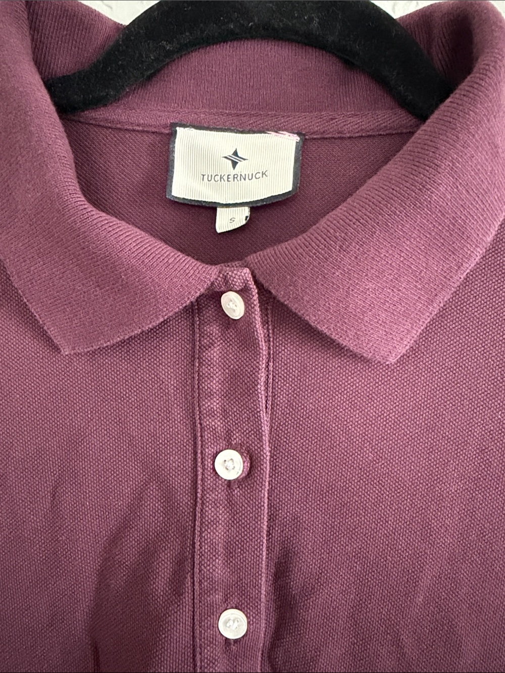TUCKERNUCK Winetasting Long Sleeve Pique
May Polo Dress. Size S - Picture 8 of 12